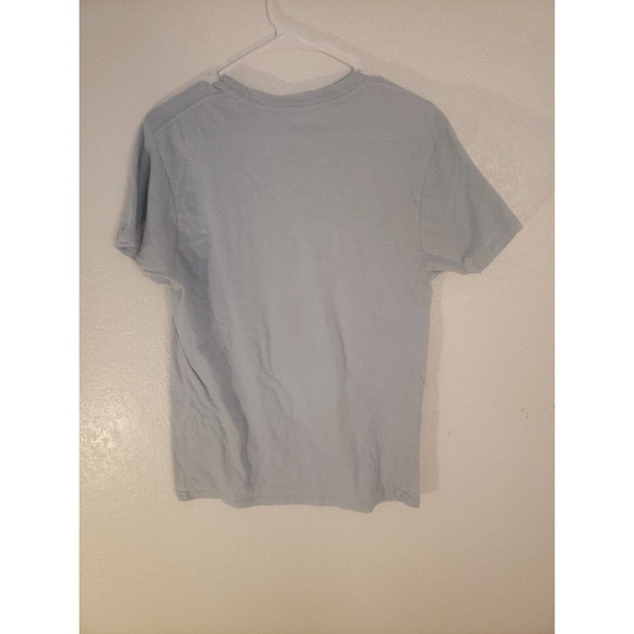 Sublime Top Womens Large Light Blue Crew Neck Short Sleeve 100% Cotton Shirt - Picture 8 of 8